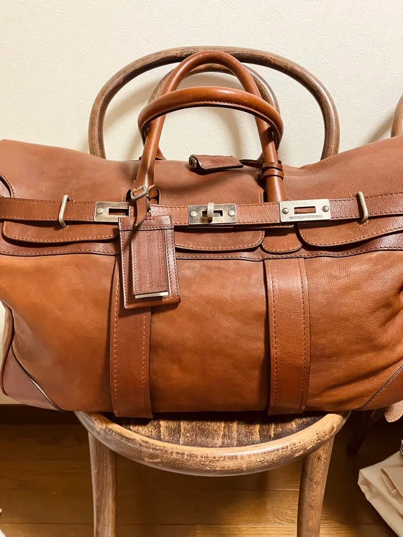 【新品未使用】Brunello ブルネロクチネリ　ボストンバッグ　旅行　メンズ BRUNELLO CUCINELLI ブルネロクチネリ ボストンバッグ メンズ