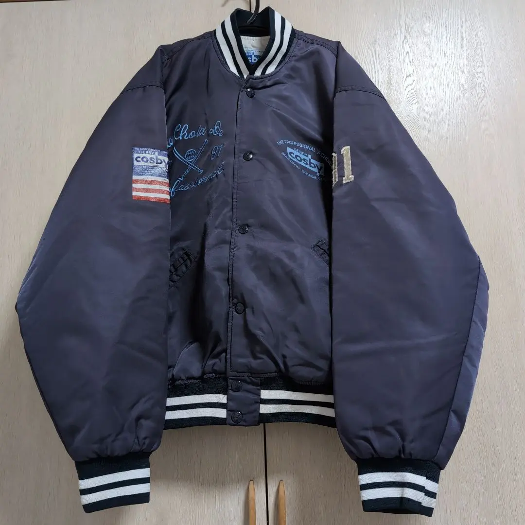 COSBY✖️MADISON SQUARE GARDENスタジャン 50s vintage ショールカラー ウール ボタスタ ロング スタジャン