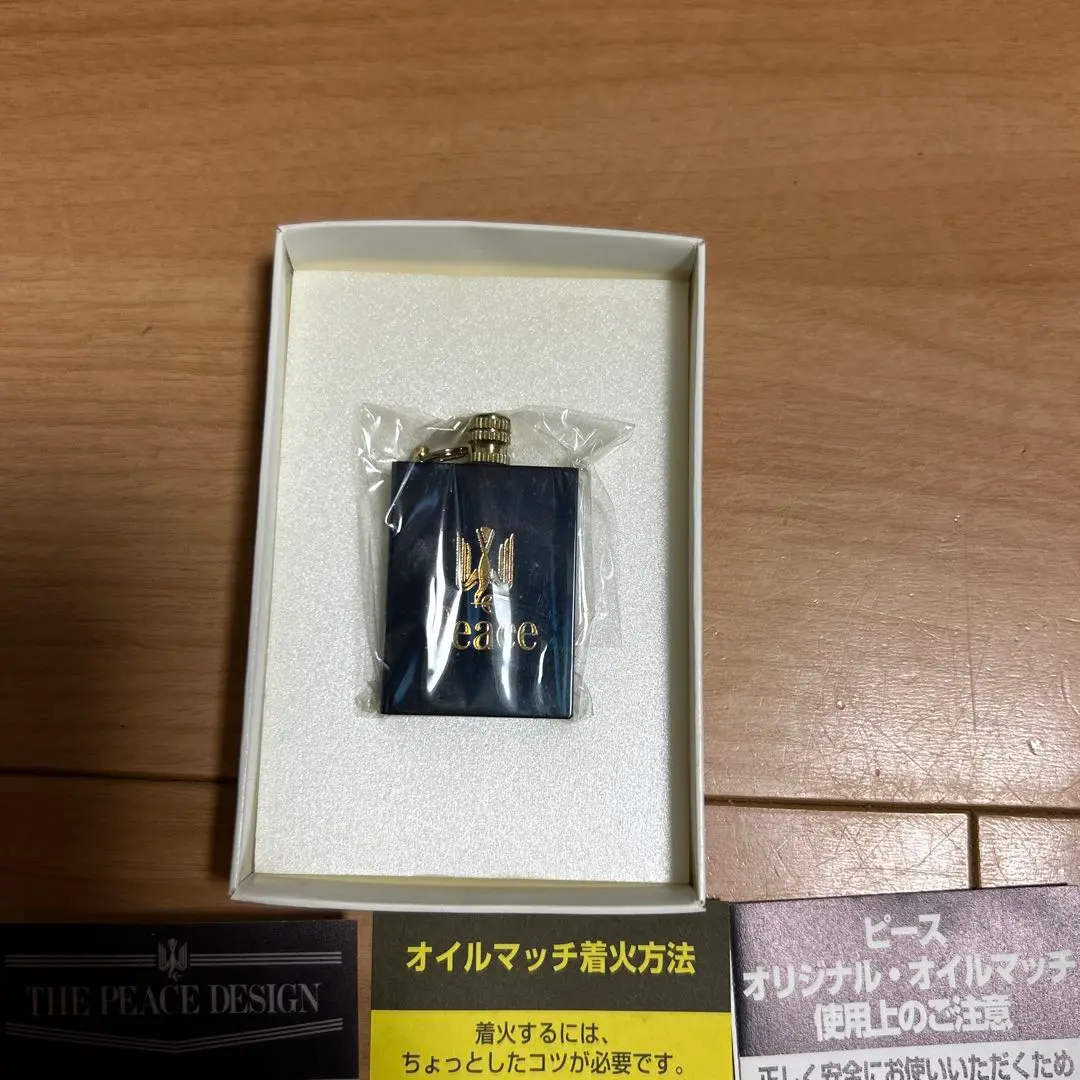 ピース オリジナル オイルマッチ ZIPPO - PEACE 新品未使用 ビンテージ 限定生産 オイルマッチの