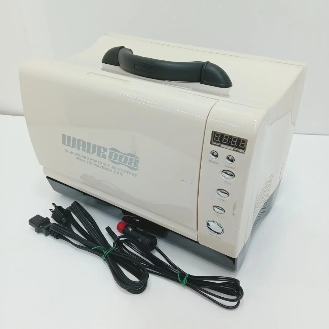 新品　WAVEBOX ポータブル電子レンジ 青　キャンピングカーやクルーザーに 楽天市場】WAVE BOX W TURQUOISE ポータブル 電子レンジ