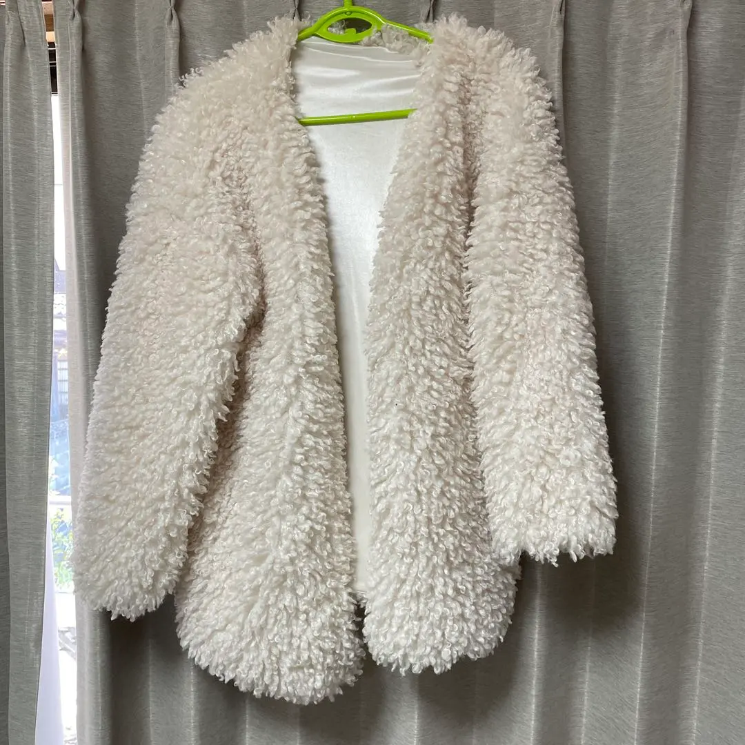 Thumbnail of White Fleece Mouton Coat 13-488
