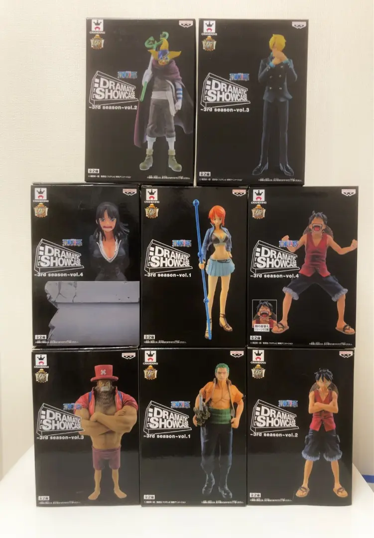 ワンピースフィギュア、ドラマチックショーケース　ルフィ＆ニコ・ロビン BANPRESTO ワンピース フィギュア DRAMATIC SHOWCASE 〜3rd
