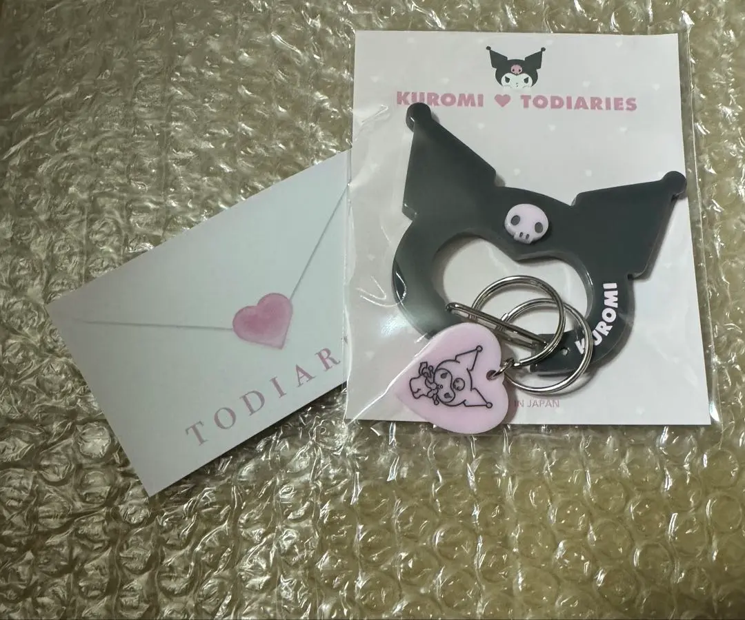 クロミ サンリオ伊勢丹TODIARIESカラビナ完売品 新品未開封 TODIARIES カラビナ クロミ ブラック サンリオ伊勢丹