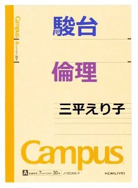 【駿台】『倫理　三平えり子師　第1回授業ノート』　　+α 2025年最新】三平えり子の人気アイテム - メルカリ