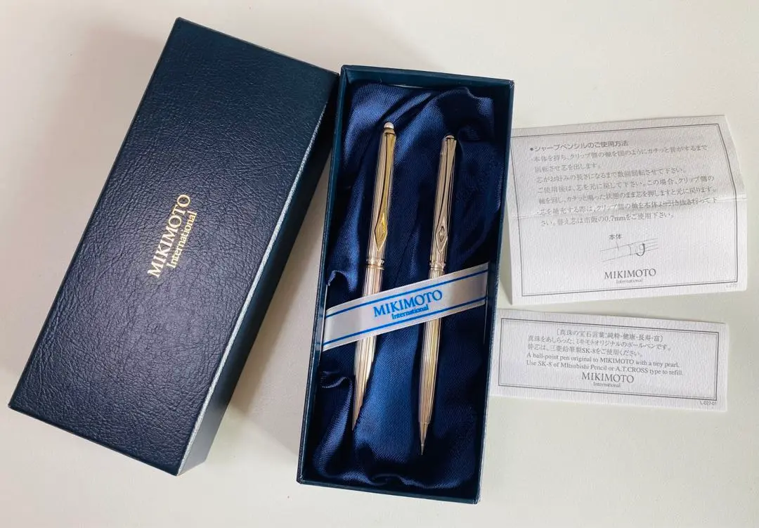 MIKIMOTO ミキモト シャープペンシル（シャーペン）、ボールペン 記念品 未使用 送料込み)ミキモトMIKIMOTO シャーペンシャープペンシル