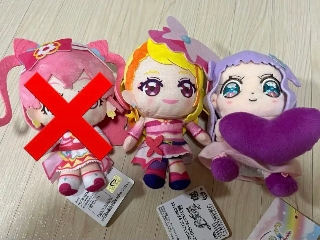 Thumbnail of Precure Korotto Manmaru Puri Face Plushie Set of 2