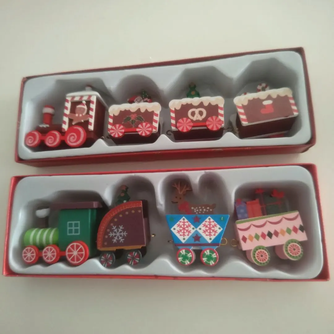 Thumbnail of Christmas Wooden Train Set