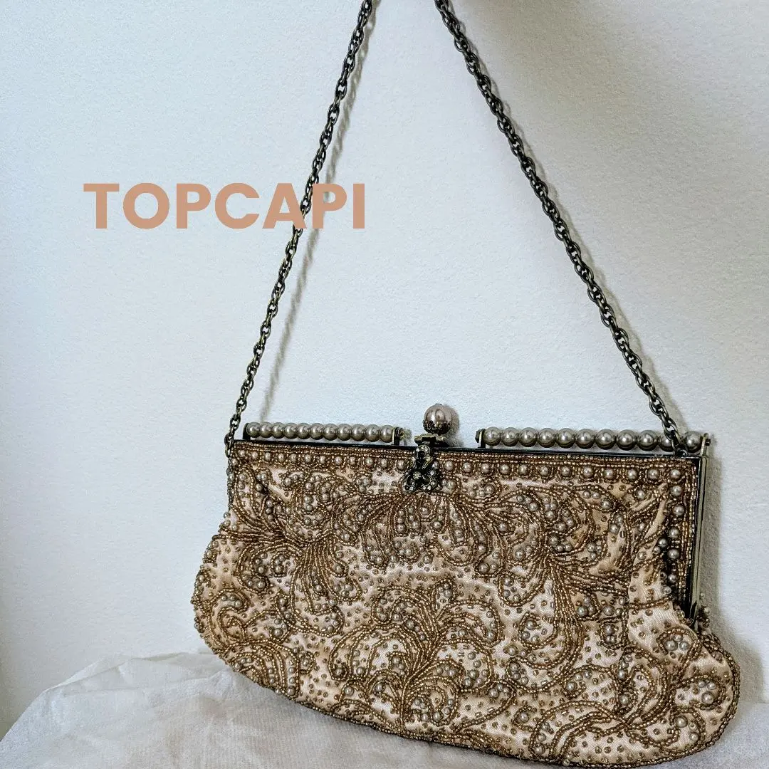 未使用美品✨Di bello TOPKAPI ビーズ刺繍　パーティーバッグ 2025年最新】topkapi di belloの人気アイテム - メルカリ