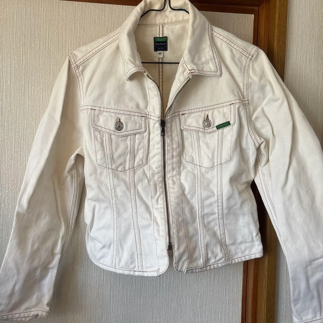 UNITED COLORS OF BENETTON ホワイトデニムジャケット 2025年最新】UNITED COLORS OF BENETTON カラー：ホワイト G