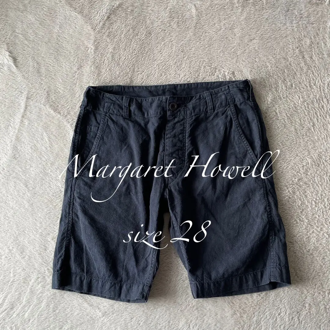未使用品★MARGARET HOWELL★ハーフパンツ 中古・古着通販】MARGARET HOWELL (マーガレットハウエル) 22SS