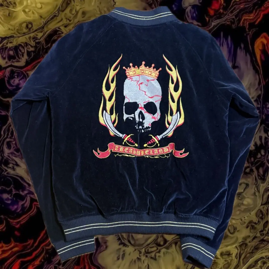 BARCEDOS スカル刺繍 スカジャン 2025年最新】barcedos スカジャンの人気アイテム - メルカリ