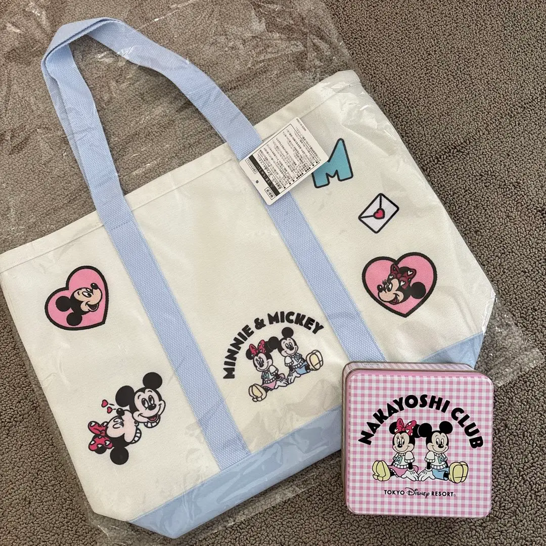 NAKAYOSHI CLUB ミッキー＆ミニーのトートバッグ TDR Mickey & Minnie 'Nakayoshi' Merchandise at Tokyo Disneyland