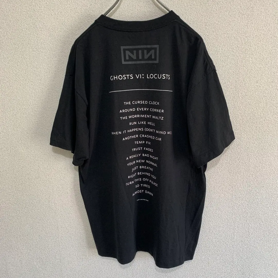 Comoli nine inch nails NIN サイズ4 Tシャツ　白 新作グッ COMOLI(コモリ) / Nails/長袖Tシャツ/4 Inch BIOTOP