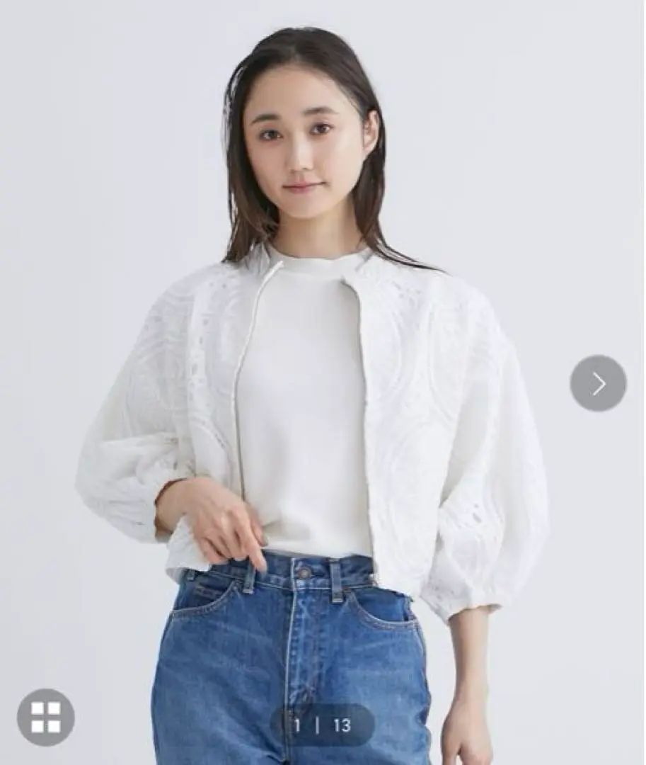 新品❤️タグ付【ツルバイマリコオイカワ】チェックショート ブルゾン 新品❤️タグ付【ツルバイマリコオイカワ】チェックショート