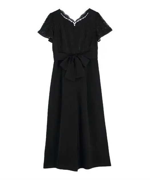 Thumbnail of axes femme Lace Docking Combination Black Dress Party