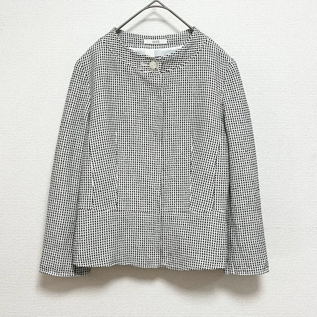 新品未使用　Rope classe 11号　ノーカラー 2025年最新】ROPE ノーカラージャケットの人気アイテム - メルカリ