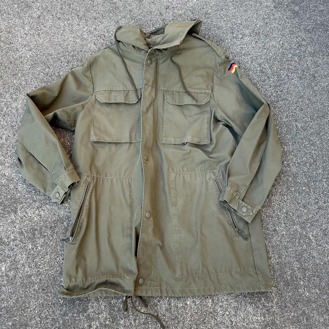 ドイツ軍 JEANS EXPRESS ライナー付き モッズコート 希少 90s Germany Army ドイツ軍 実物 ライナー付き ネイビー