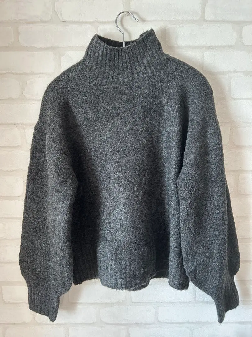 Thumbnail of Gray turtleneck sweater