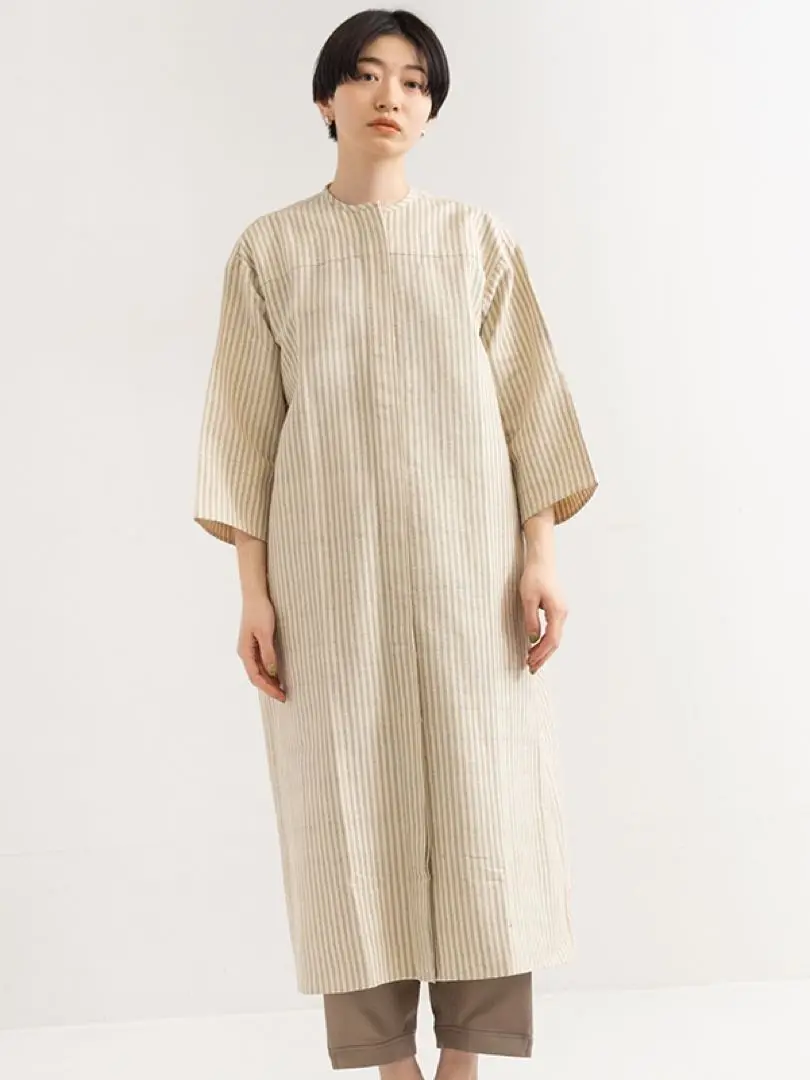 未使用品】23SS SEEALL シーオール シャツワンピース ロング