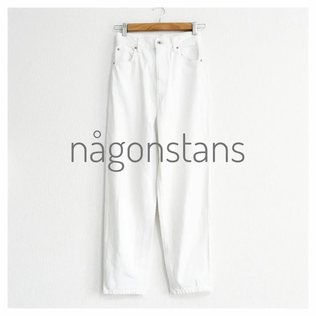 ▫️美品nagonstans ハイウエストデニムパンツ34MODEST001 ▫️美品nagonstans ハイウエストデニムパンツ34MODEST001