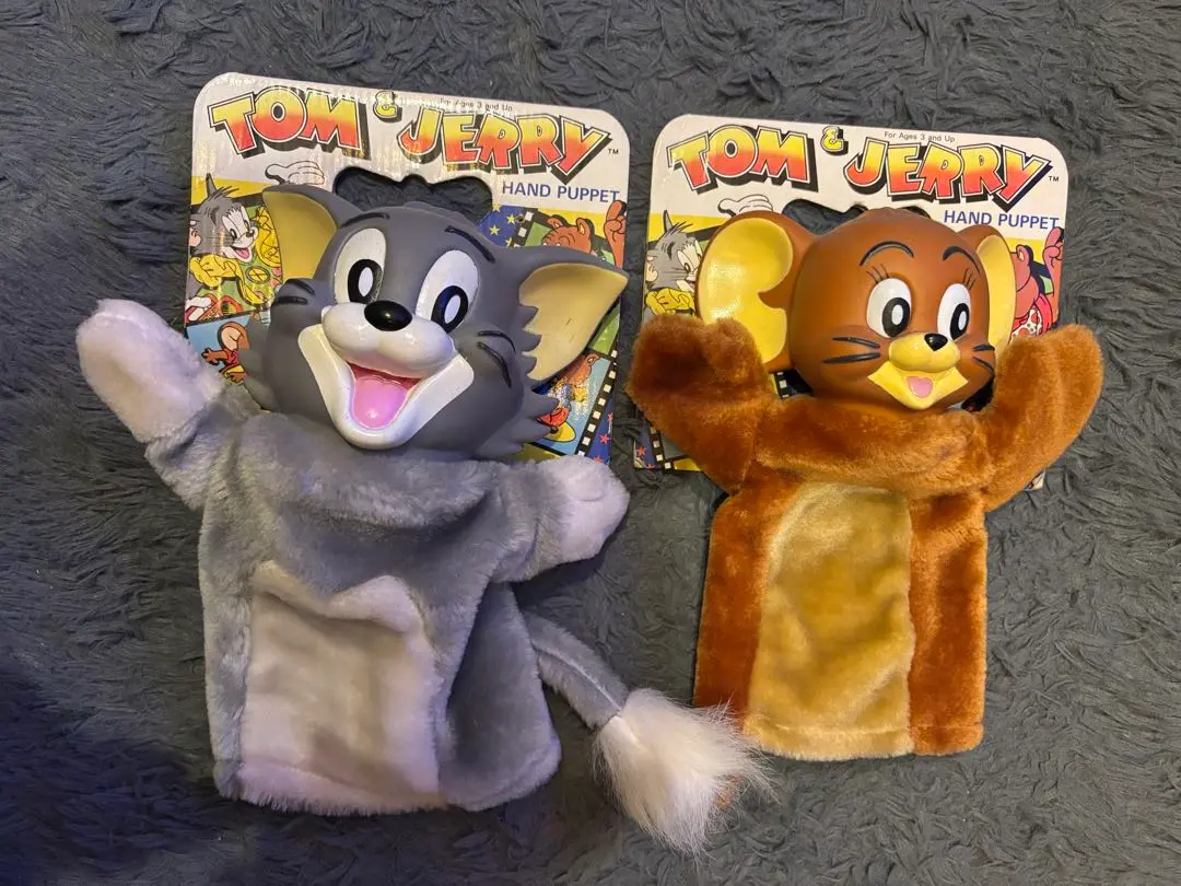 【貴重】トムとジェリー ヴィンテージ ハンドパペット 2体セット 2025年最新】トムとジェリー ハンドパペット ぬいぐるみの人気