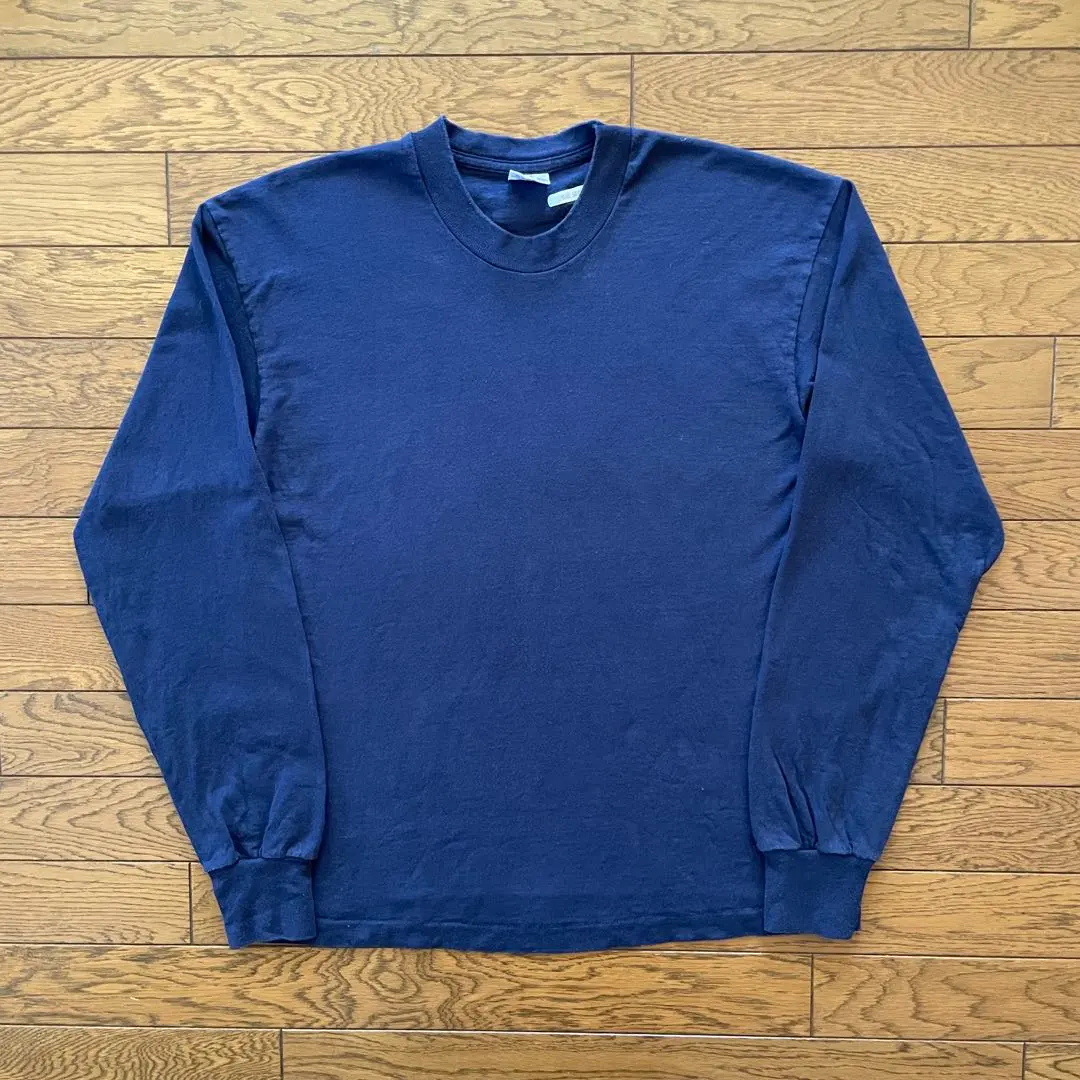 Thumbnail of 90s USA Made BVD Long Sleeve T-shirt Navy Solid L