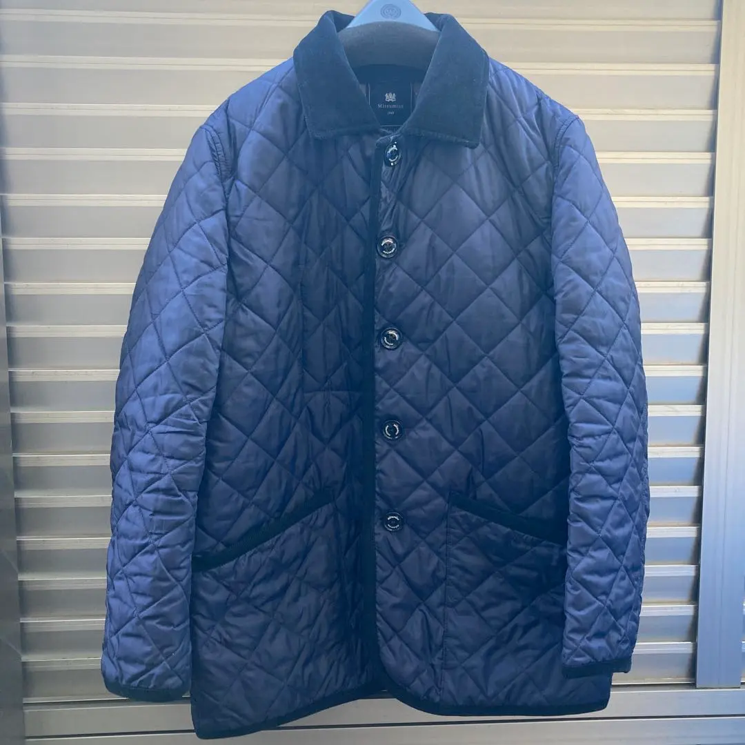 Thumbnail of Mitsumine Navy Quilted Jacket M