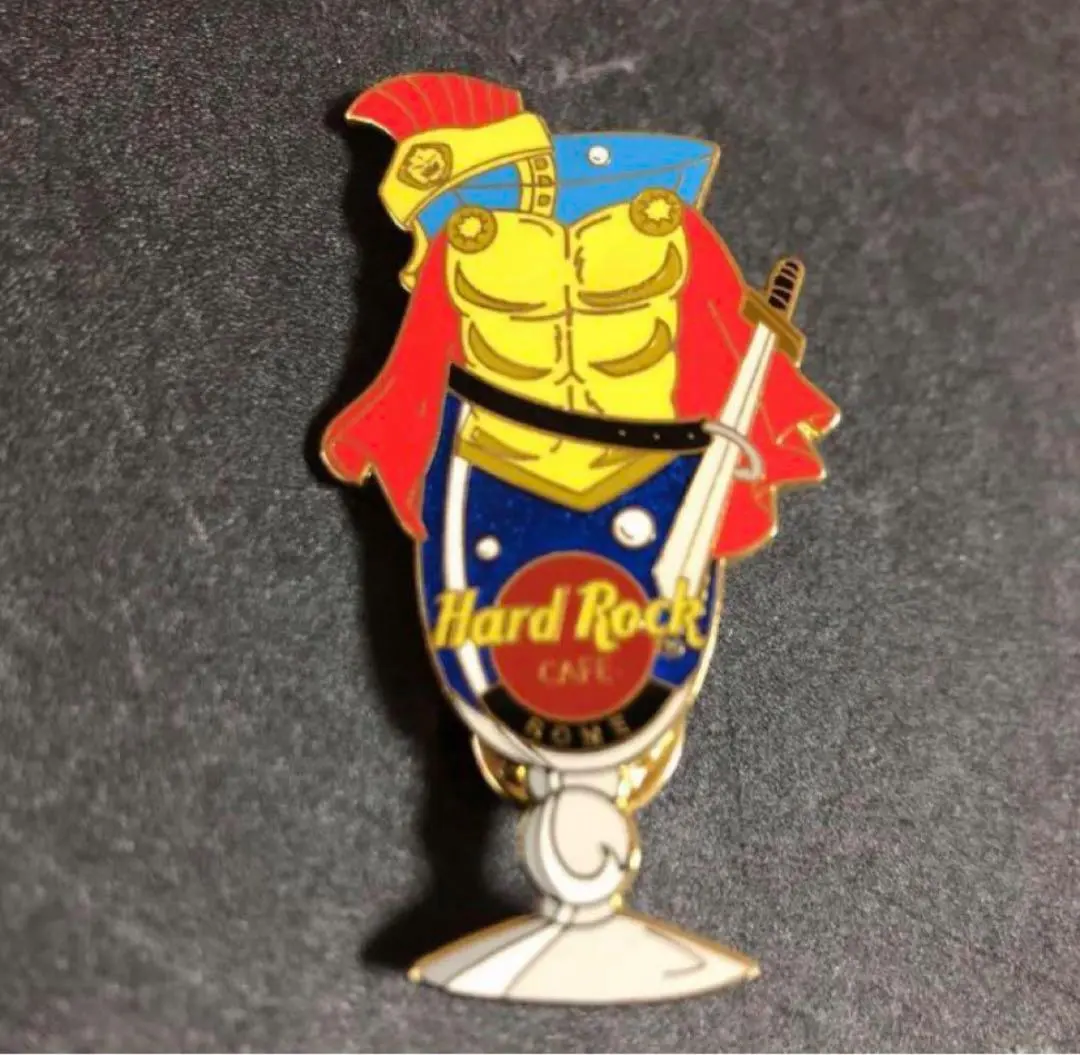 Thumbnail of Hard Rock Cafe Rome Hurricane Glass Pin