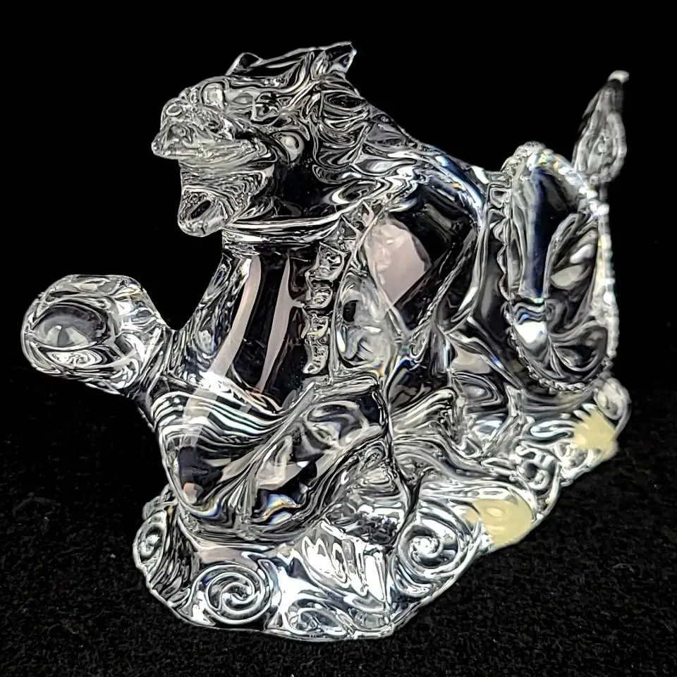 美品 バカラ baccarat 龍 辰年 ドラゴン オブジェ 置物 箱付き Baccarat バカラ 龍 ドラゴン オブジェ 置物 ガラス 限定品