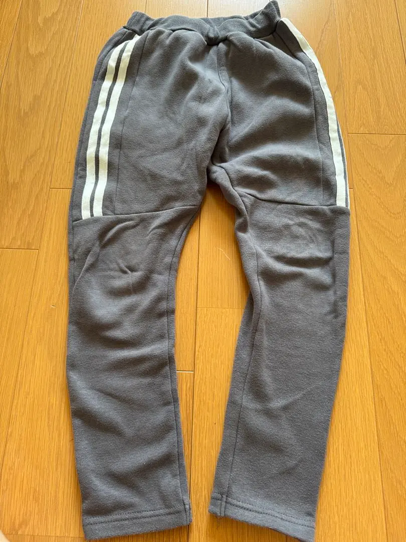 Thumbnail of Warm gray side stripe long pants 130cm