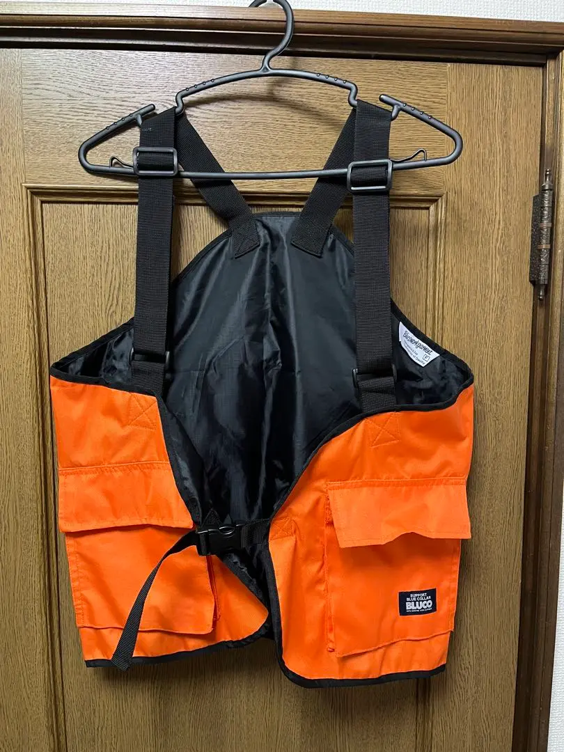BLUCO ユーティリティベスト オレンジ BLUCO ブルコ UTILITY VESTユーティリティベスト リフレクター