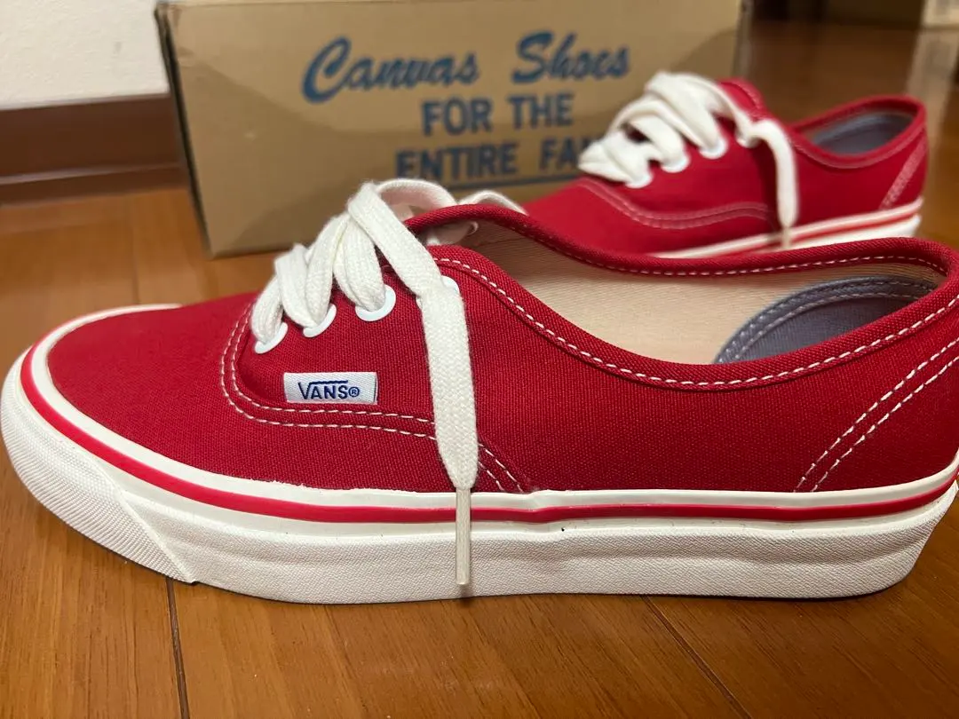 Thumbnail of Rare VANS Authentic 44 DX Canvas Shoes, Red