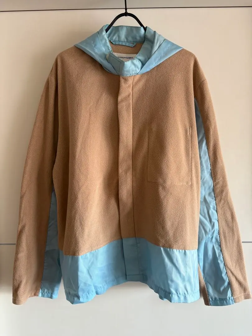 AD2009 コムデギャルソンシャツ　ナイロンウィンドブレーカー　カーブブルゾン AD2009 コムデギャルソンシャツ ナイロンウィンドブレーカー カーブ