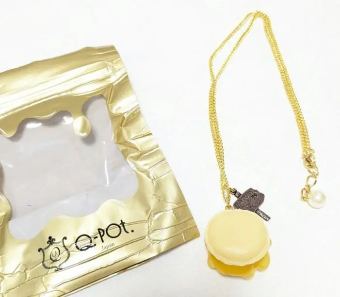 希少✨Q-pot.×Disney プー ハニービスケット ネックレス　コラボ くまのプーさん/メルティングハニー ビスケット ネックレス