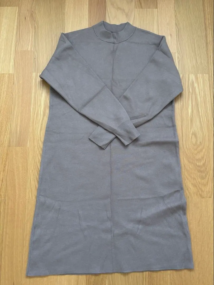 Thumbnail of Limited Time Sale ✴︎ Uniqlo Knit Dress Beige L Size