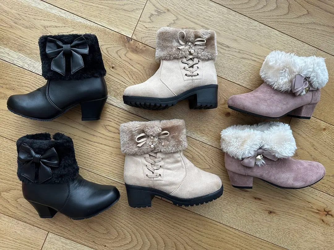 Thumbnail of Kids' boots, new, unused, set of 3