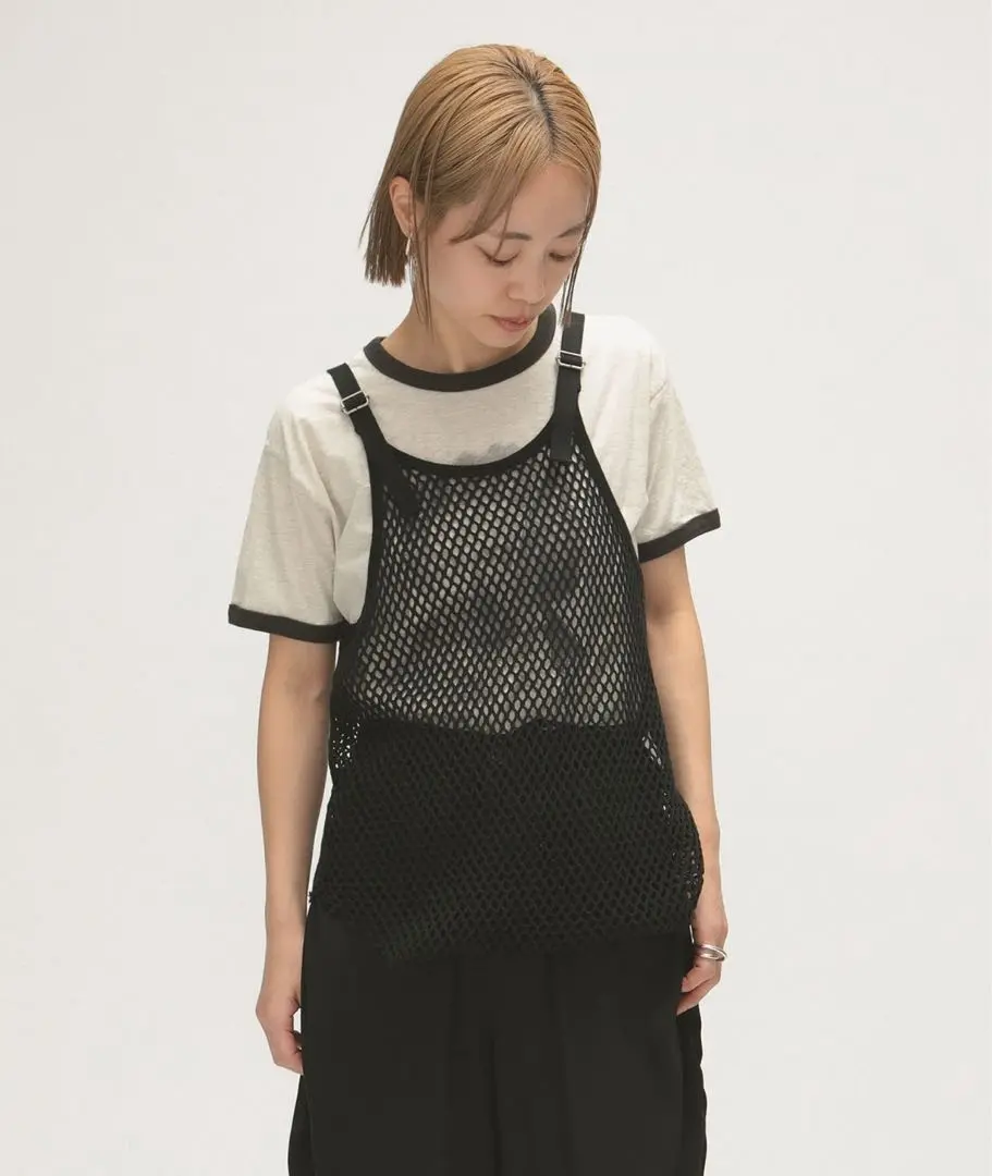 maturely 完売カーディガン＋フィッシュネットタンクトップ 2点セット BEAMS WOMEN｜maturely / フィッシュ ネット タンクトップ