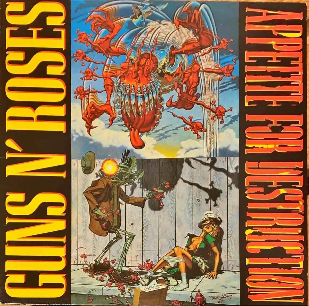 Guns N' Roses レコード 発禁ジャケット