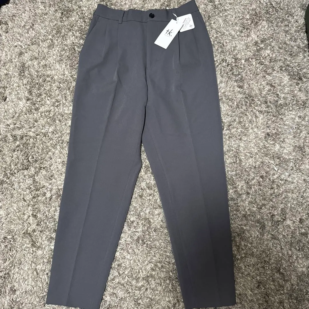 Thumbnail of tk. 360-degree stretch wide tapered pants, gray, size M