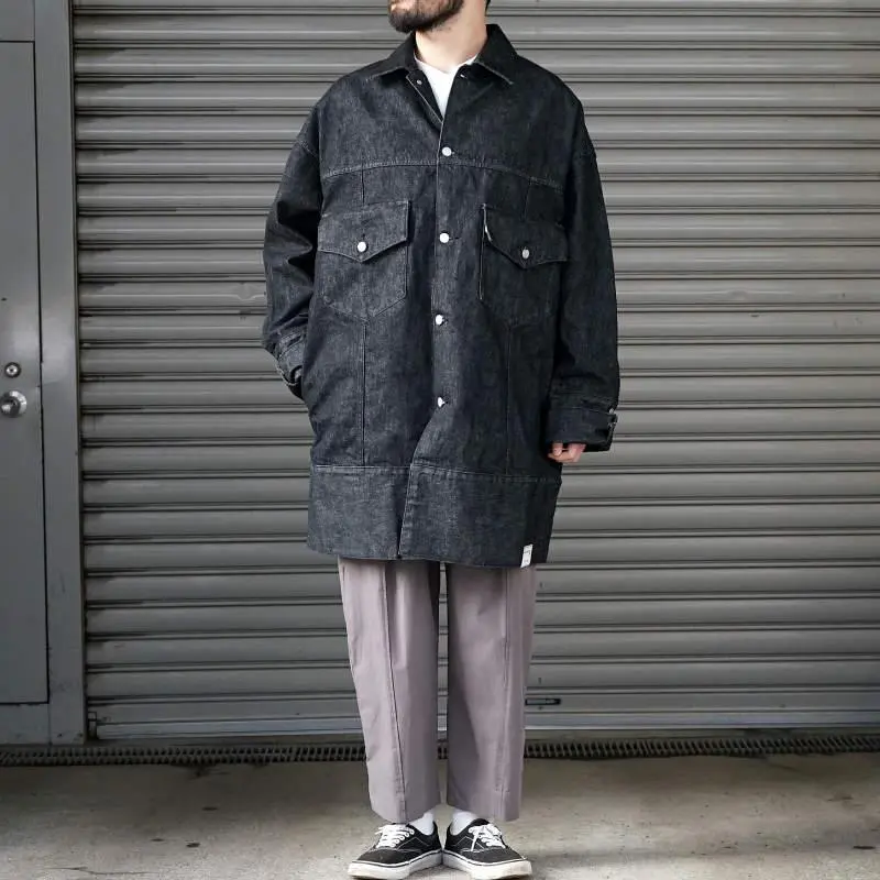 【極美品】 STA-WEST WESTOVERALLS デニムアロージャケット Kottam｜WESTOVERALLSのデニムジャケットを使ったコーディネート
