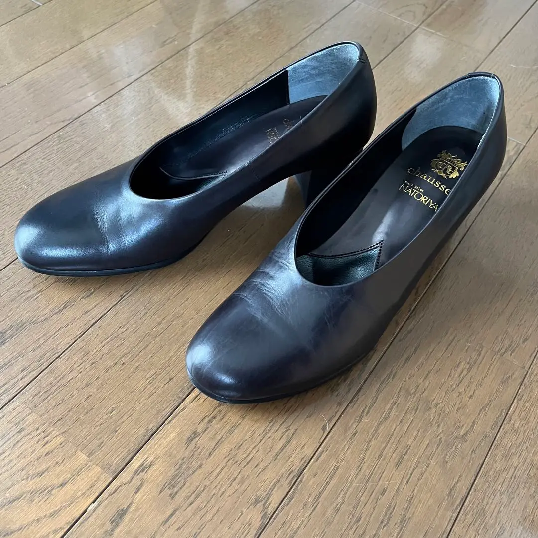 さん【極美品】未使用級　Chausser ショセ　パンプス　24cm 極美品】未使用級 Chausser ショセ パンプス バイカラー 24cm