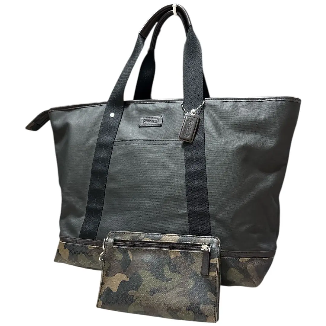 美品 COACH コーチ F70832 トートバッグ 迷彩 PVC ミニポーチ 2025年最新】COACH f70832の人気アイテム - メルカリ