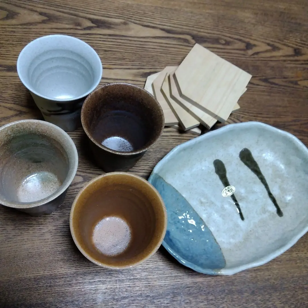 Thumbnail of Minoyama Saiku Relaxing Ceramic Cup and Plate Set