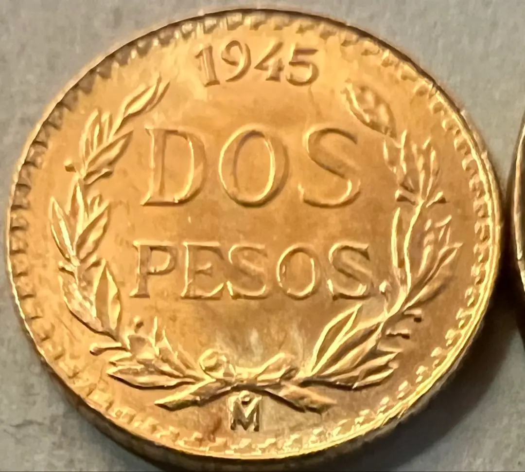 1945 2 Pesos Dos Pesos Mexico Gold Coin | eBay