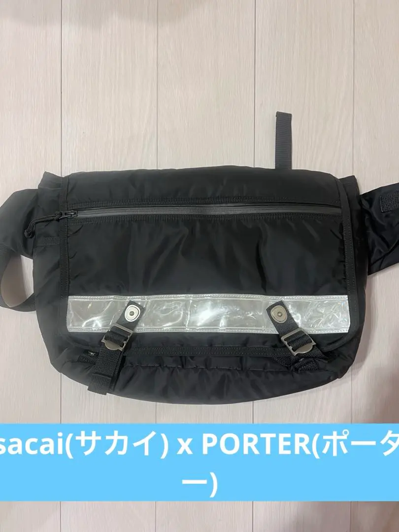 最終値 sacai x PORTER 22SS メッセンジャーバッグ