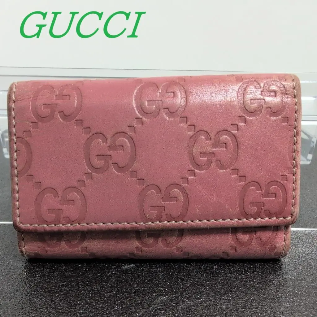 Thumbnail of Gucci 6-連 Key Case Guccissima Pink GG GUCCI