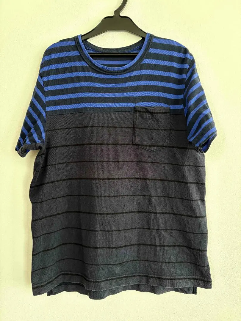sacai 男士 T恤 Navy x Blue 尺寸 2 的縮圖