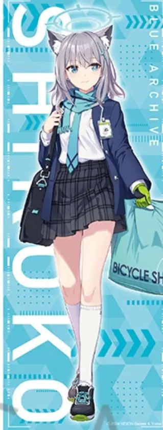 【新品未開封】シロコのマフラー　ブルアカ Amazon.co.jp: ブルアカ アクリルスタンド ホシノ シロコ