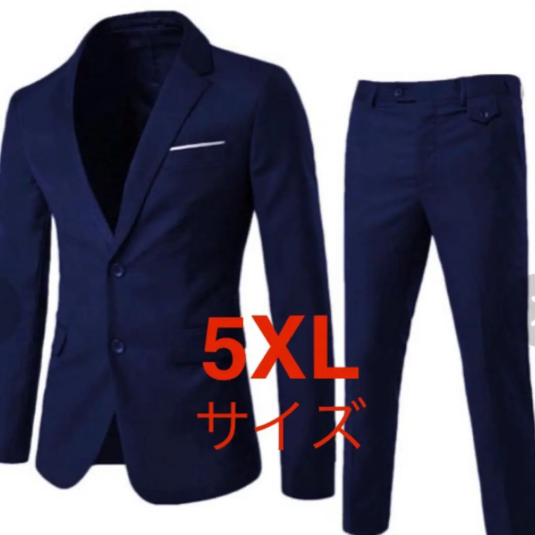 可水洗⭐️西裝男士 上下套裝 商務 休閒 海軍藍 的縮圖