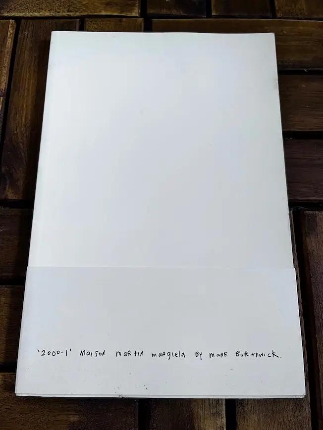 maison martin margiela by マーク・ボスウィック撮影 2000-1 Maison Martin Margiela by Mark Borthwick マルタン